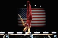 Allan Bower competes on the High Bar during the P&G Gymnastic Championships at Honda Center on August 19, 2017 in Anaheim, California. (Photo by Sean M. Haffey/Getty Images)